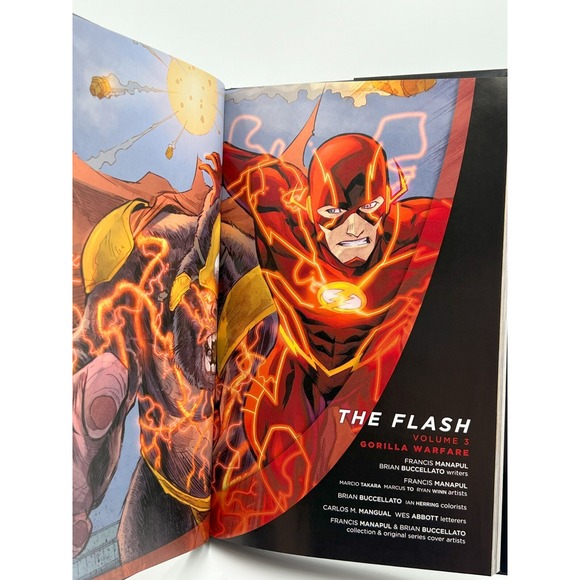 THE FLASH Volume 3 Gorilla Warfare The New 52 DC HCDJ First Print DC Comics - Picture 10 of 14